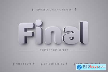 Shadow Stone - Editable Text Effect, Font Style