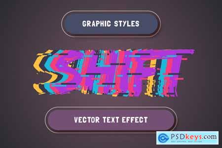 Splatter Cyber - Editable Text Effect, Font Style