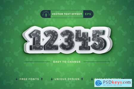Puppy - Editable Text Effect, Font Style
