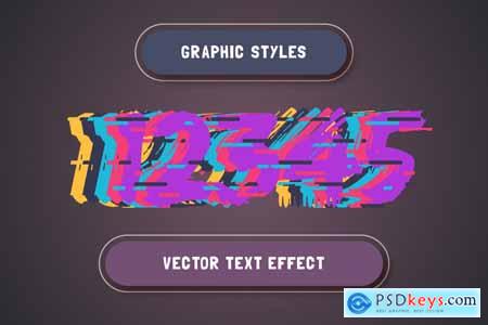 Splatter Cyber - Editable Text Effect, Font Style
