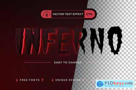 Horror - Editable Text Effect, Font Style