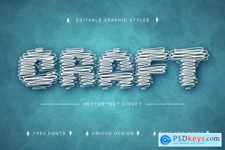 Tailor - Editable Text Effect, Font Style