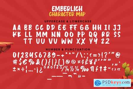 Emberlich - Playful Typeface