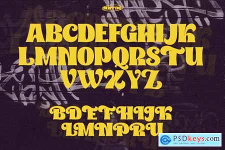 Baxik - Fat Funk Font