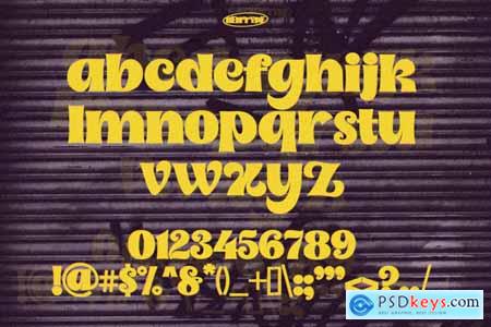 Baxik - Fat Funk Font