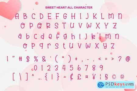 Sweet Heart Font - Playful Serif Font