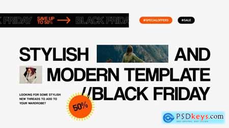 Black Friday Video Display After Effect Template 45337222