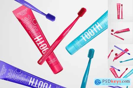 Toothpaste Mockup Set