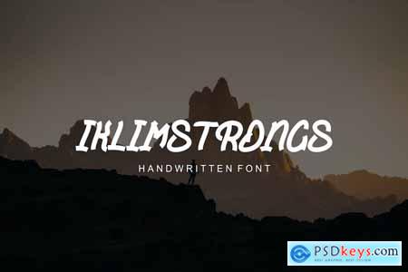 Iklimstrongs - Handwritten Font