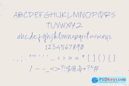 Quick Story - Handwritten Display Font