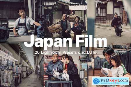 25 Japan Film Lightroom Presets and LUTs