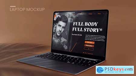 Laptop Screen Display Promo Mockup 44591595