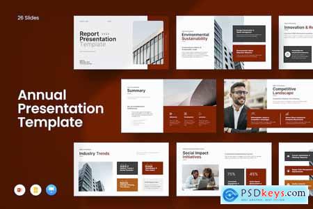 Annual Report PowerPoint Presentation Template