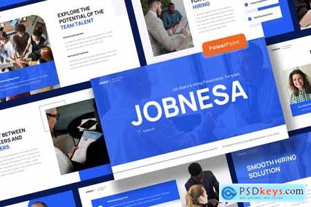 Jobnesa - Job Board & Hiring PowerPoint Template