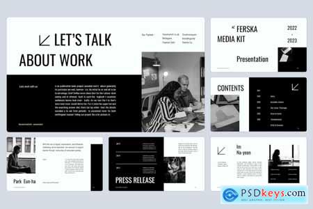 Ferska Media Kit - Powerpoint Template