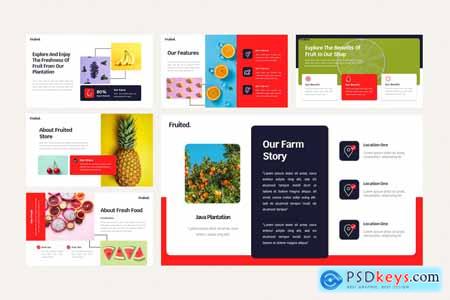 Fruited - Fresh Food PowerPoint Template