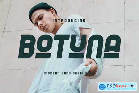 Botuna - Modern Sans Serif Font