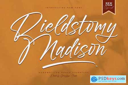 Rieldstomy Madison Handwritten Brush Signature