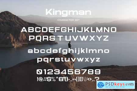 Kingman - Extended Sans Serif