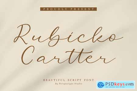 Rubicko Cartter Script Font