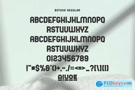 Botuna - Modern Sans Serif Font