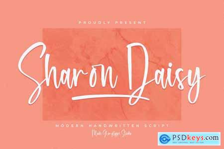 Sharon Daisy Modern Handwritten Script