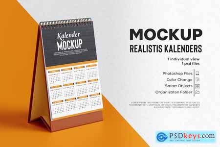 Desk Calendar Mockup