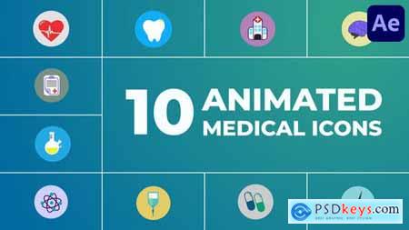 Animated Medical Icons for After Effects 45936235