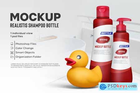 Shampoo Bottle Mockup