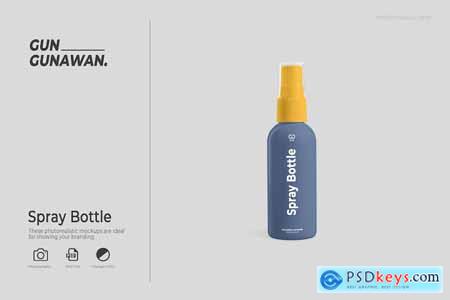 Spray Bottle Mockup