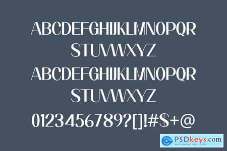 Comen Elegant Sans Serif Font Typeface