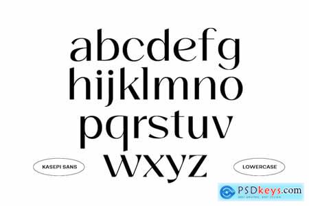 Kasepi Sans Display Typeface