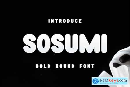 Sosumi font