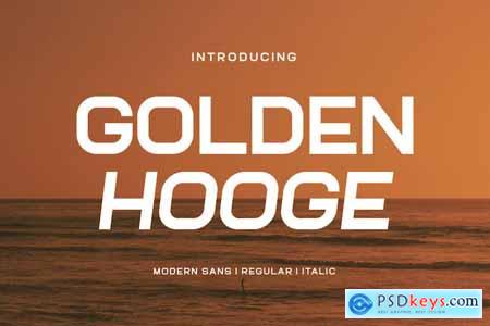 Golden Hooge - Modern Sans Serif Font