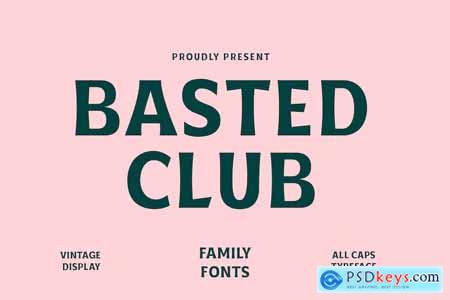 Basted Club Vintage Font