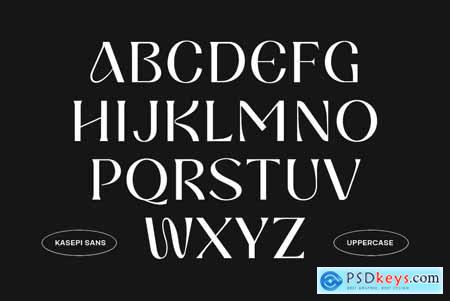 Kasepi Sans Display Typeface