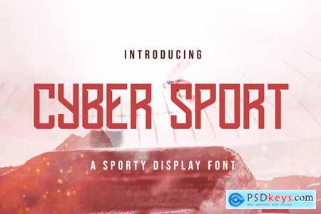 Cyber Sport - Sporty Display Font