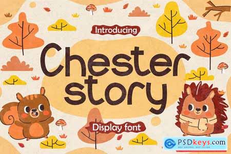 Chester Story - Lovely Display Font