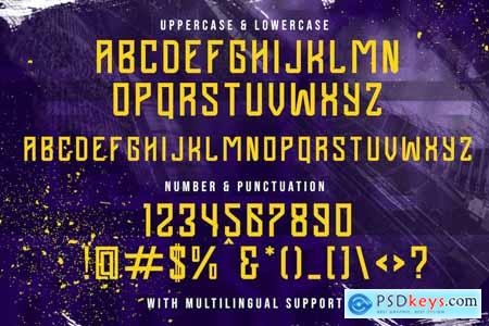 Cyber Sport - Sporty Display Font