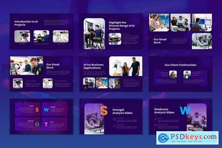 Lexis - AI Tech Agency PowerPoint Template