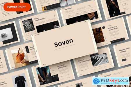 Saven  Business PowerPoint Template