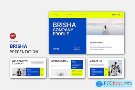 Brisha Powerpoint Presentation Template