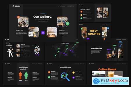 Compa Company Profile Bussines Powerpoint Template