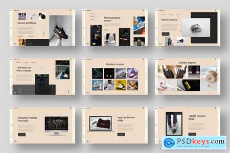 Saven  Business PowerPoint Template