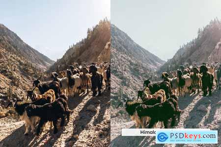 20 Himalayas Lightroom Presets and LUTs