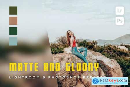 6 Matte and gloony Lightroom and Photoshop Presets