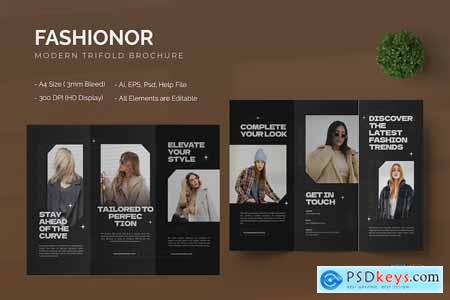 Fashionor - Trifold Brochure