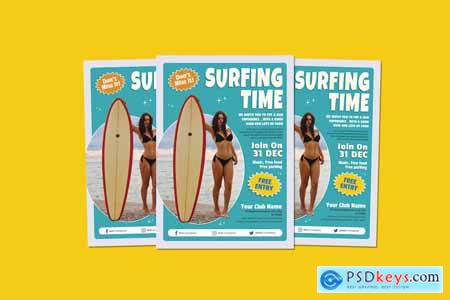Surfing Time Flyers