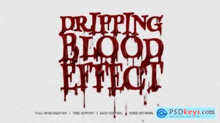 Dripping Blood Effect 46138684