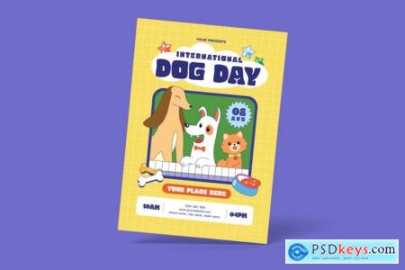 International Dog Day Flyer